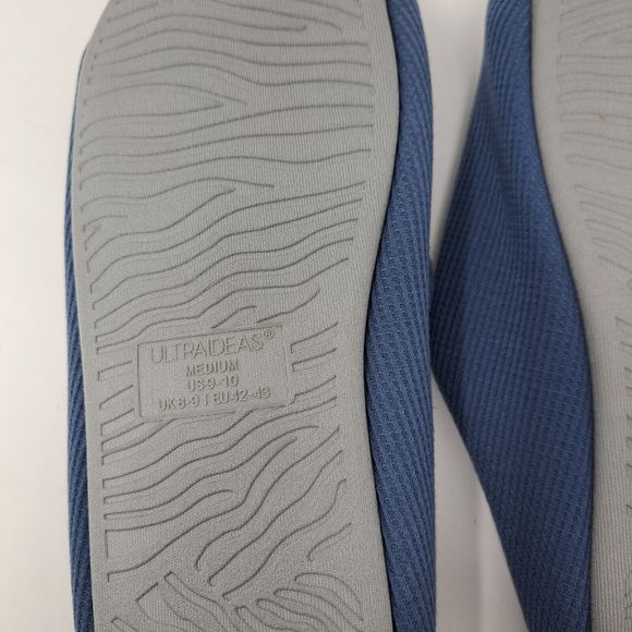 ULTRAIDEAS Men's Lightweight Cotton Slippers with Memory Foam and Soft Sole - Picture 3 of 11